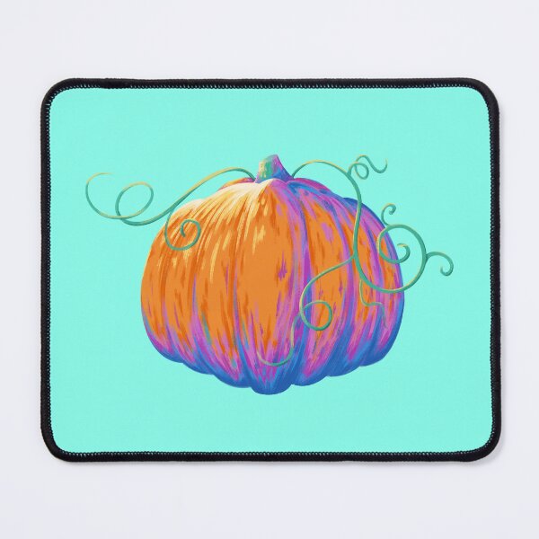 Item preview, Painted Pumpkin with Twisting Vines on a Seafoam Background designed and sold by ShayMaven.