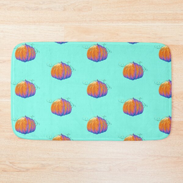 Item preview, Painted Pumpkin with Twisting Vines on a Seafoam Background designed and sold by ShayMaven.