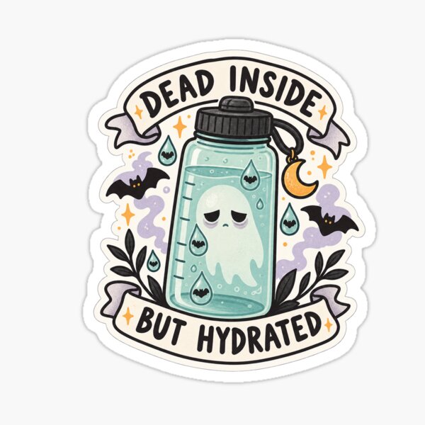 Item preview, Dead Inside But Hydrated designed and sold by sublidesign.