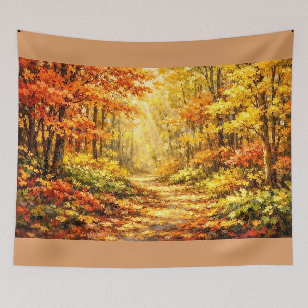 Item preview, #676 Another Autumn Pathway  designed and sold by MyInnerEyeMike2.