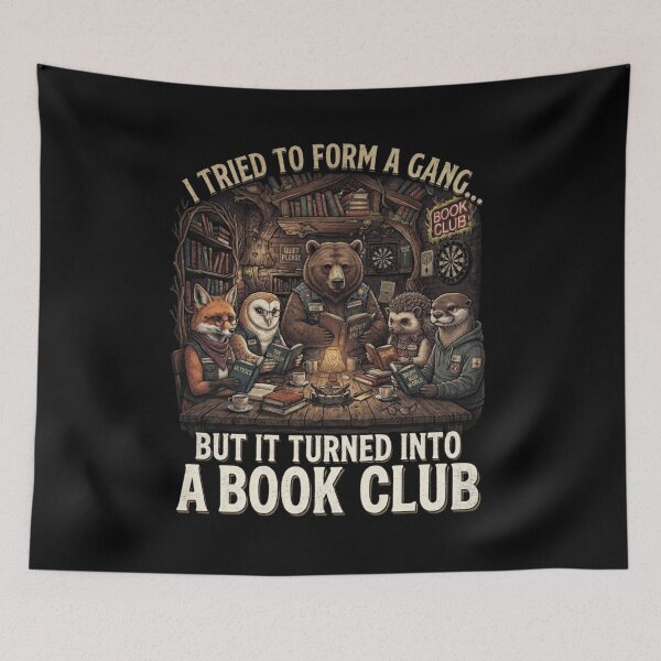 Item preview, I Tried to Form A Gang But It Turned Into A Book Club  designed and sold by Zbixu.