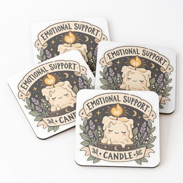 Item preview, Emotional Support Candle designed and sold by sublidesign.