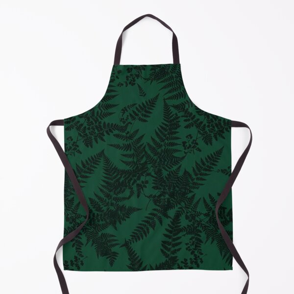 Item preview, Dark Green Fern Leaves Botanical Pattern designed and sold by Owcomm.