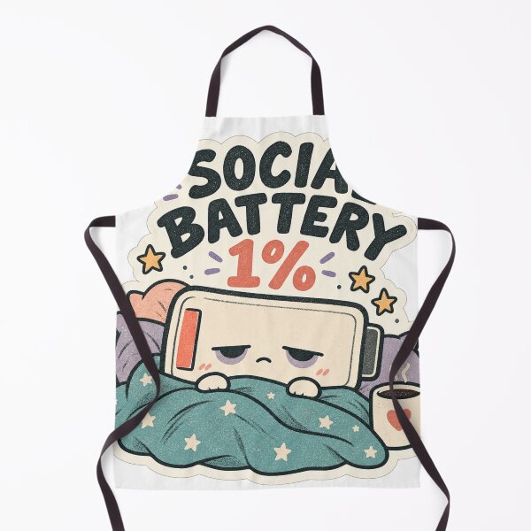 Item preview, Social Battery 1% designed and sold by sublidesign.