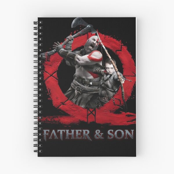 Item preview, Kratos and Atreus  designed and sold by iconiicc.