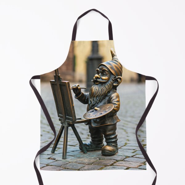 Item preview, Gnome Painting at Easel Art Print – Artist Gift, Poland Travel Decor designed and sold by Purrfecta.