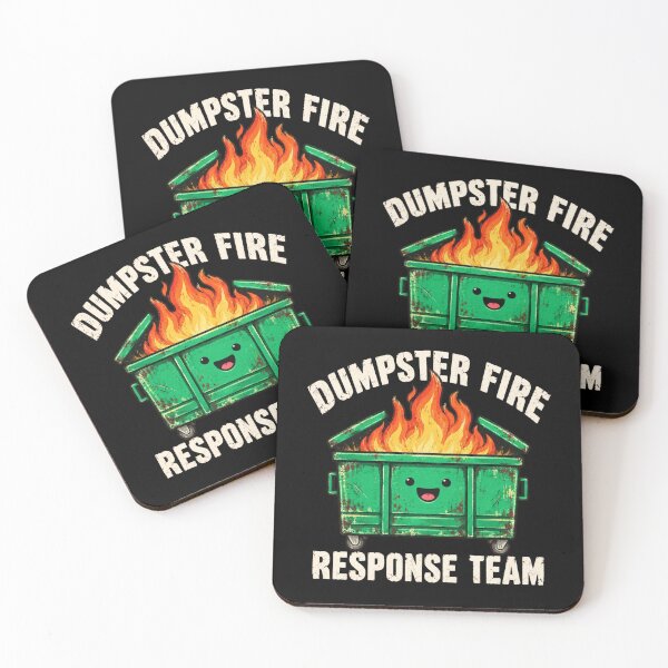 Item preview, Cute Dumpster Fire Response Team designed and sold by bobcatmarty.