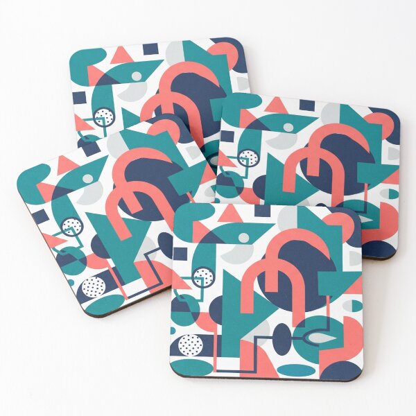 Item preview, Geometric Shape Composition Modern Art Pattern designed and sold by Owcomm.