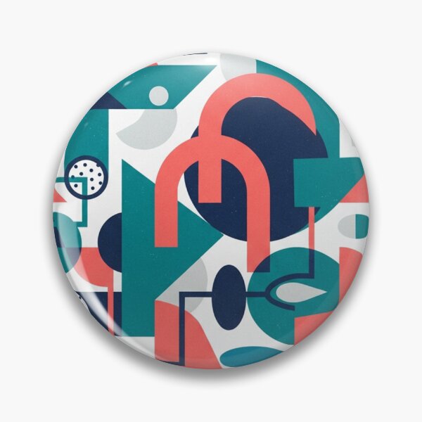 Item preview, Geometric Shape Composition Modern Art Pattern designed and sold by Owcomm.
