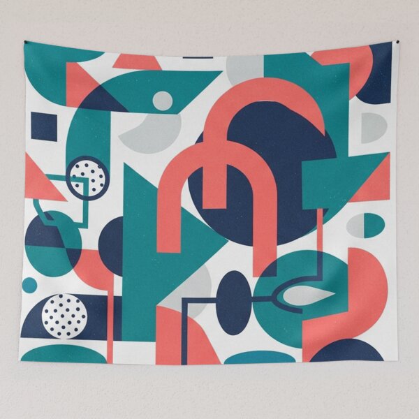 Aperçu de l'œuvre Composition géométrique moderne, motif d'art moderne créée et vendue par Owcomm.