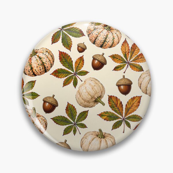 Item preview, Autumn Pumpkins, Horse Chestnuts & Acorns by PanaluPrint designed and sold by PanaluPrint .