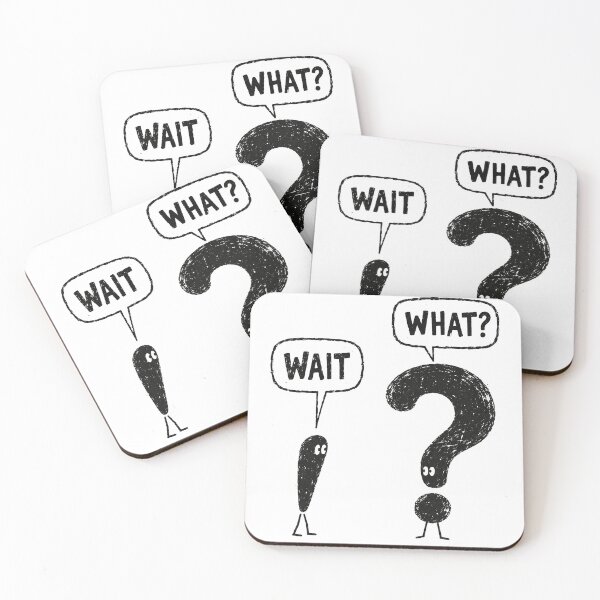 Item preview, Wait What Funny Question Mark designed and sold by bobcatmarty.