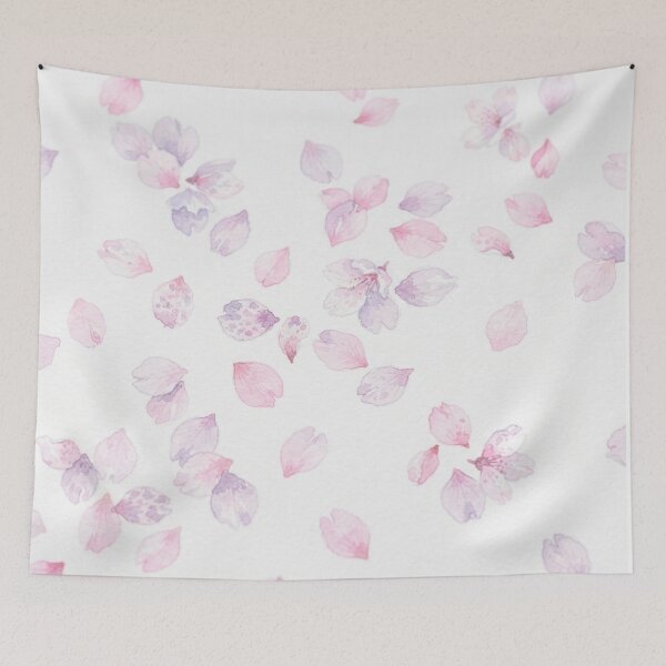 Item preview, Soft Pastel Cherry Blossom Petal Pattern designed and sold by Owcomm.
