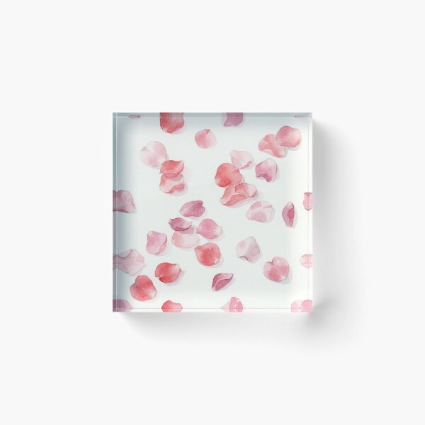 Item preview, Delicate Watercolor Pink Rose Petals Pattern designed and sold by Owcomm.