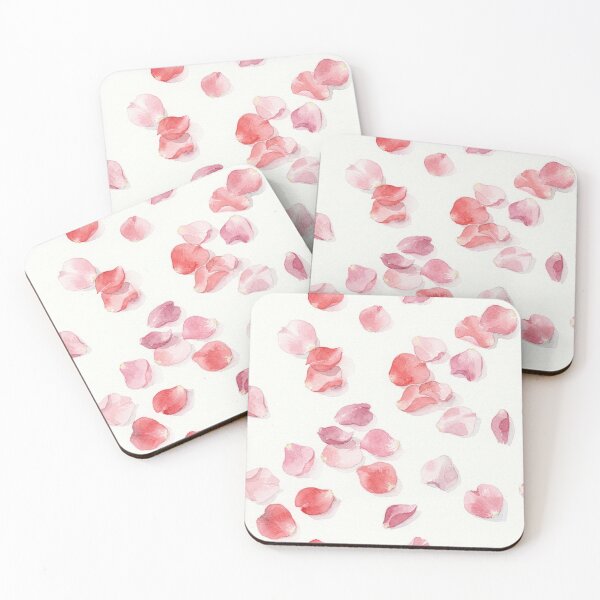 Item preview, Delicate Watercolor Pink Rose Petals Pattern designed and sold by Owcomm.