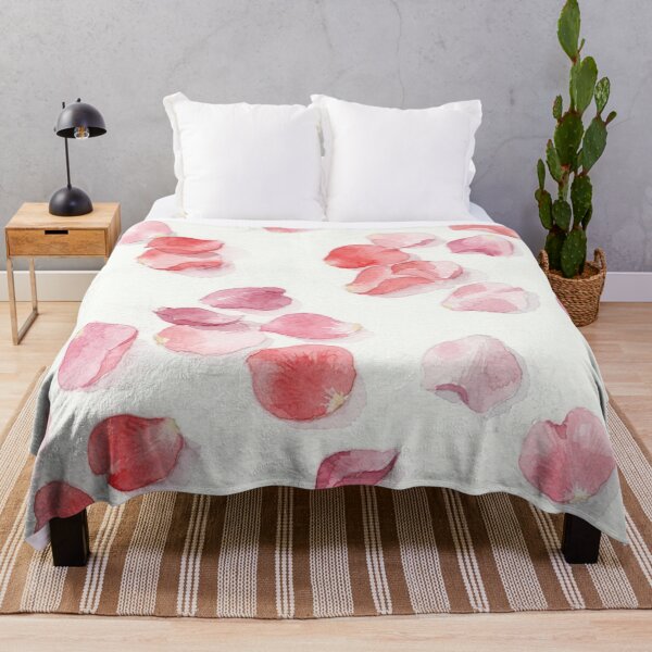 Item preview, Delicate Watercolor Pink Rose Petals Pattern designed and sold by Owcomm.