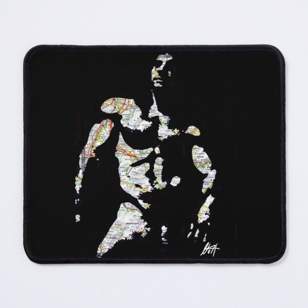Item preview, Muscled Hunky Twink Nude Map Art By NLMKArtStudio designed and sold by NLMKArtStudio.