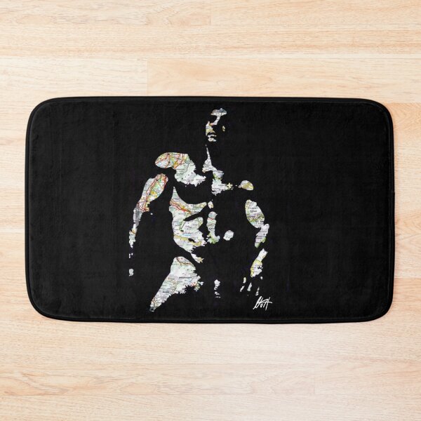 Item preview, Muscled Hunky Twink Nude Map Art By NLMKArtStudio designed and sold by NLMKArtStudio.