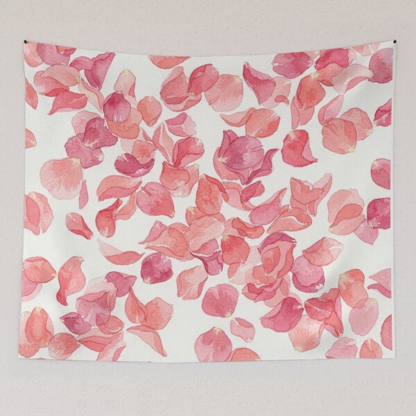 Item preview, Delicate Pink Rose Petals Watercolor Pattern designed and sold by Owcomm.