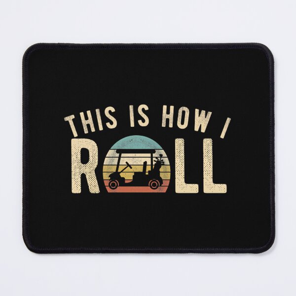 Item preview, Funny Retro Football Lover Golf Cart Design - This Is How I Roll designed and sold by thishipisinking.