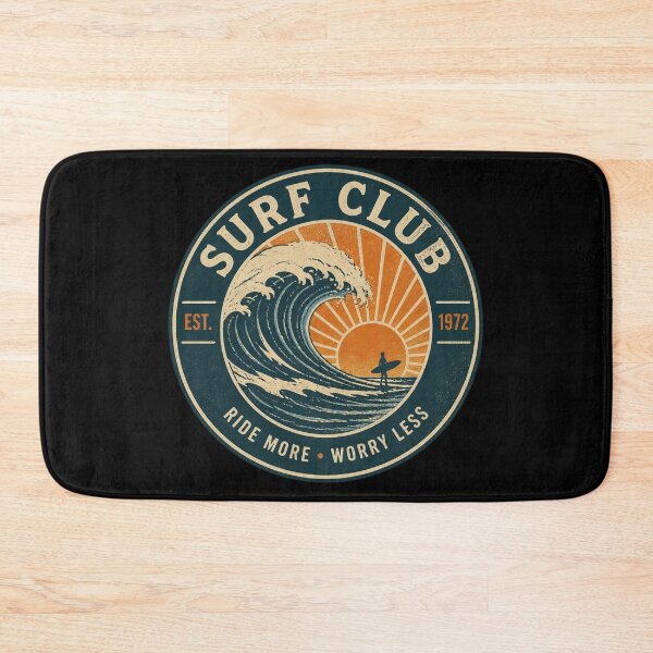 Item preview, Vintage Surf Club Sunset Wave Retro Surfing Beach Ocean Poster designed and sold by limos.