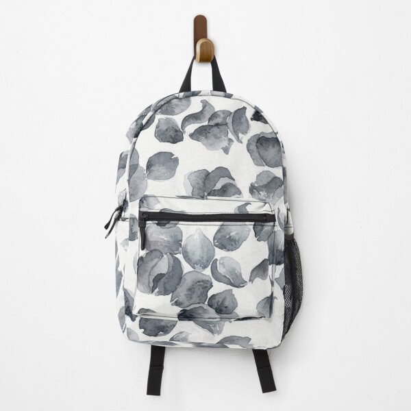 Item preview, Elegant Monochrome Watercolor Falling Petals Pattern designed and sold by Owcomm.