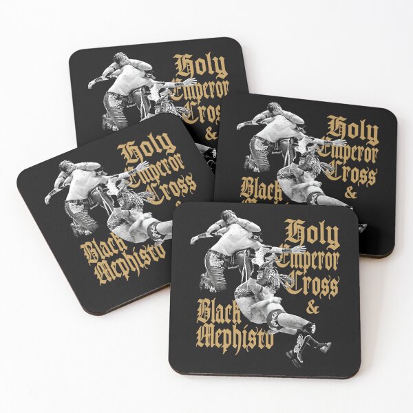 Item preview, Holy Emperor Cross and Black Mephisto Wrestling Action designed and sold by lucrfts.