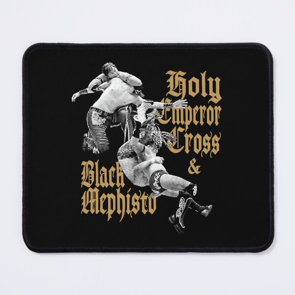 Item preview, Holy Emperor Cross and Black Mephisto Wrestling Action designed and sold by lucrfts.