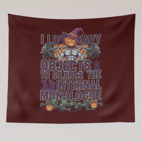 Item preview, Lift Heavy Objects Internal Monologue Graphic designed and sold by Exquisite Design Studio „Paculówka”.
