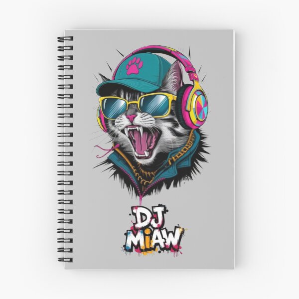 Item preview, Cyberpunk DJ Cat with Headphones designed and sold by redask2me.