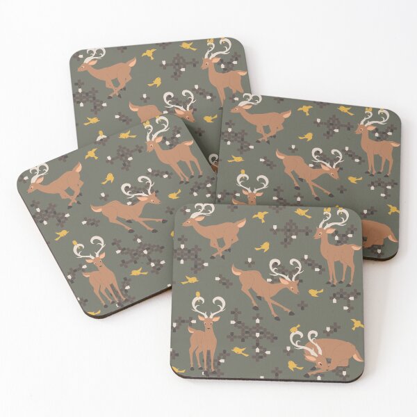 Item preview, Whimsical Dear & Birds designed and sold by Quartz Qilin.