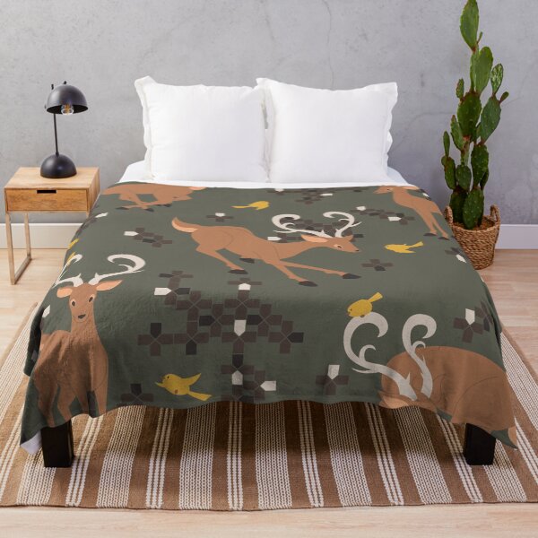 Item preview, Whimsical Dear & Birds designed and sold by Quartz Qilin.