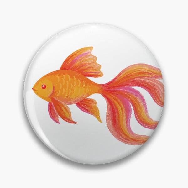 Item preview, Fancy Ryukin Goldfish Illustration designed and sold by medicalkinoko.