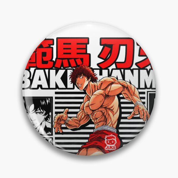 Item preview, Baki Hanma Anime T-Shirt Red Black Aesthetic | No Limits Manga Graphic Tee designed and sold by UrbanLayers.