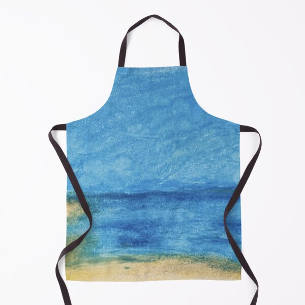 Item preview, Blue Tide Abstract - Oil Pastel Painting designed and sold by MOE'S LITTLE GALLERY.