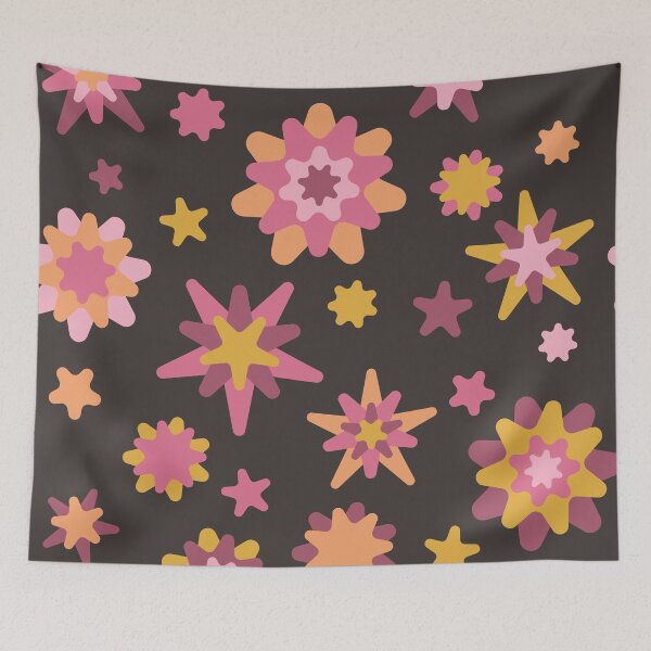 Item preview, Whimsical Flowers Pattern designed and sold by Quartz Qilin.