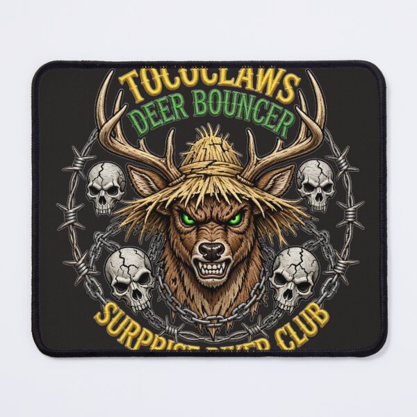 Item preview, Deer Bouncer Whitetail Buck | Surprise Biker Club Patch Graphic designed and sold by TOCOCLAWS.