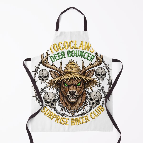 Item preview, Deer Bouncer Whitetail Buck | Surprise Biker Club Patch Graphic designed and sold by TOCOCLAWS.