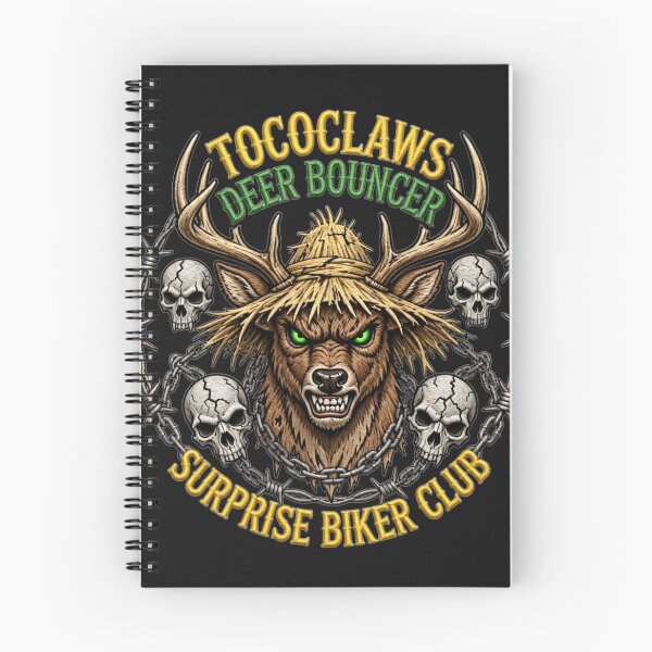 Item preview, Deer Bouncer Whitetail Buck | Surprise Biker Club Patch Graphic designed and sold by TOCOCLAWS.