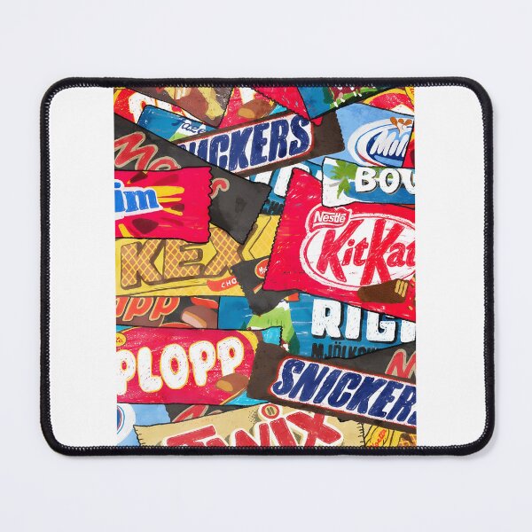Item preview, Colorful Candy Bars Illustration Sweet Dessert Treat Design designed and sold by larassatiad.