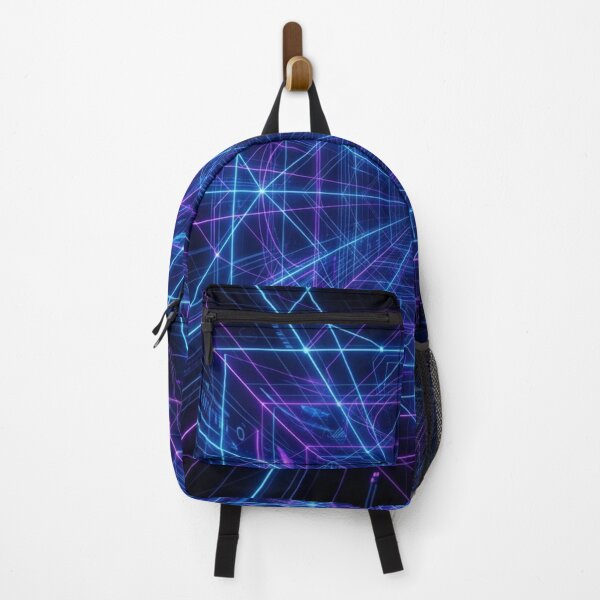 Item preview, Neon Cyber Grid Space Tunnel Perspective designed and sold by Owcomm.