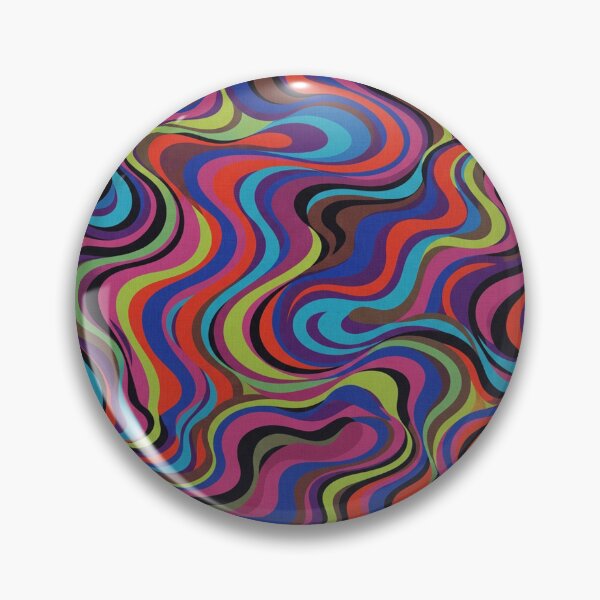 Item preview, Vibrant Colorful Retro Wavy Liquid Pattern designed and sold by Owcomm.