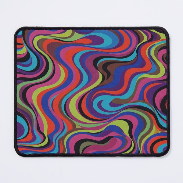 Item preview, Vibrant Colorful Retro Wavy Liquid Pattern designed and sold by Owcomm.