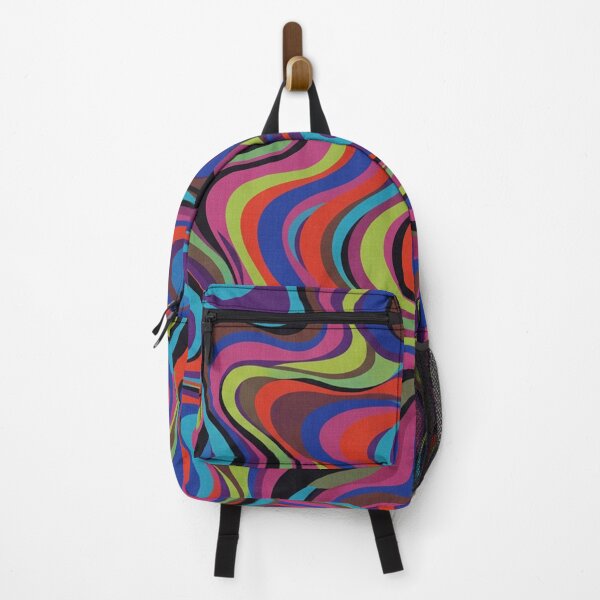 Item preview, Vibrant Colorful Retro Wavy Liquid Pattern designed and sold by Owcomm.