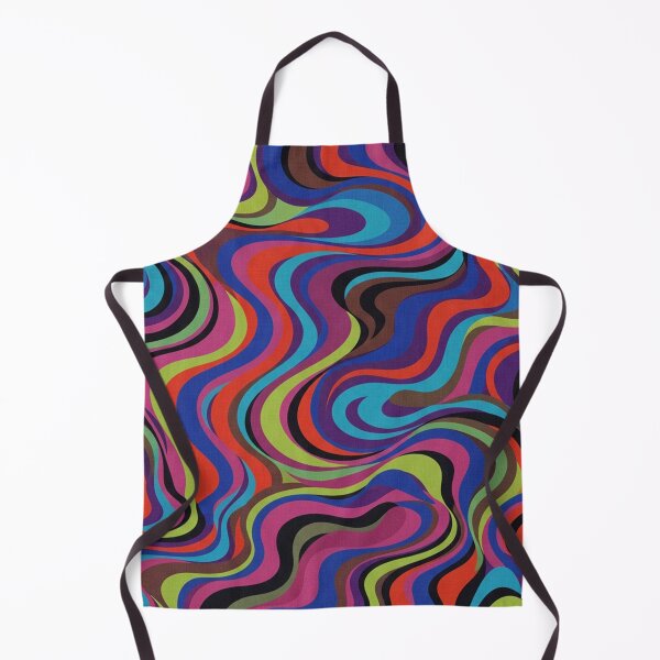 Item preview, Vibrant Colorful Retro Wavy Liquid Pattern designed and sold by Owcomm.