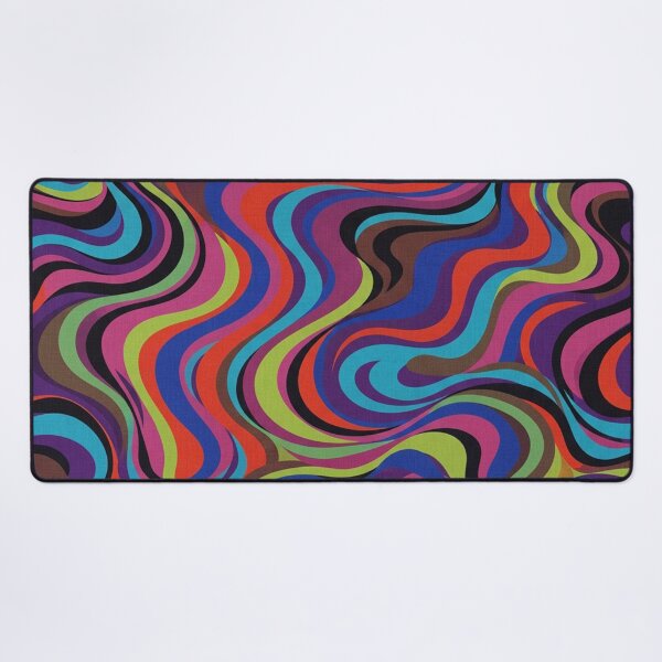 Item preview, Vibrant Colorful Retro Wavy Liquid Pattern designed and sold by Owcomm.