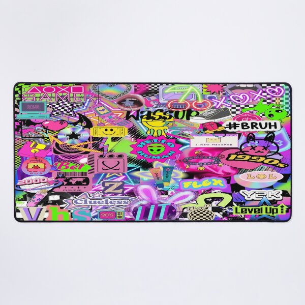 Item preview, Y2K Cyber Pop Scenecore Collage designed and sold by Side By Side Studio.