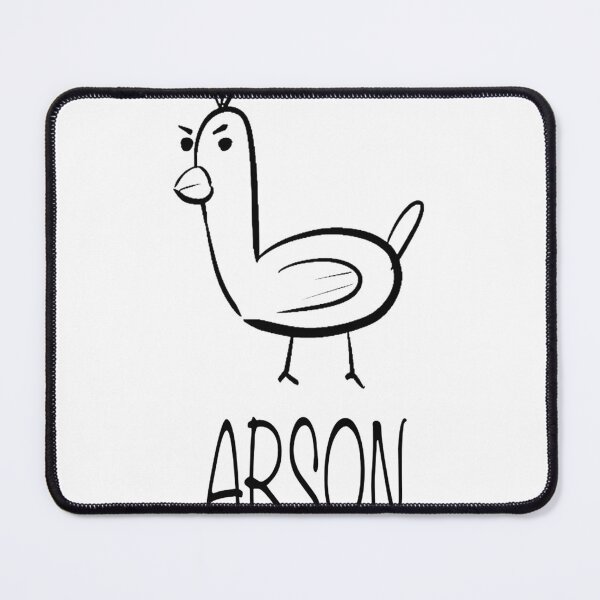 Item preview, Angry Chicken Cartoon Fire Starter Funny Illustration designed and sold by Marl Tapestry.