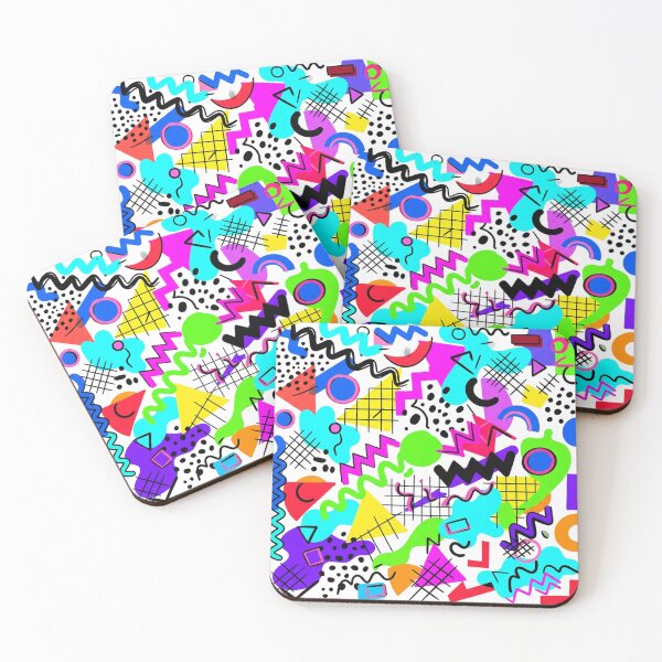 Item preview, Vibrant Retro Memphis Style Geometric Patterns designed and sold by Owcomm.
