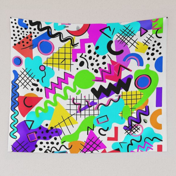 Item preview, Vibrant Retro Memphis Style Geometric Patterns designed and sold by Owcomm.